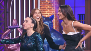 Bruna Marquezine diverte ao explicar “livramento” na estreia do programa de Tata Werneck