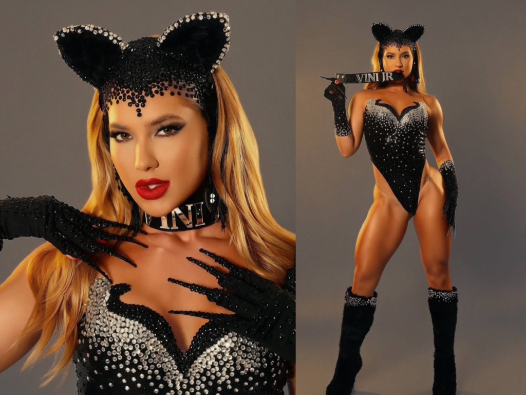 Virginia Fonseca recria look icônico de Luma e surpreende Vini Jr. no Carnaval