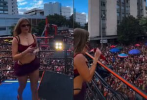 Luísa Sonza interrompe show e repreende briga em bloco de Belo Horizonte