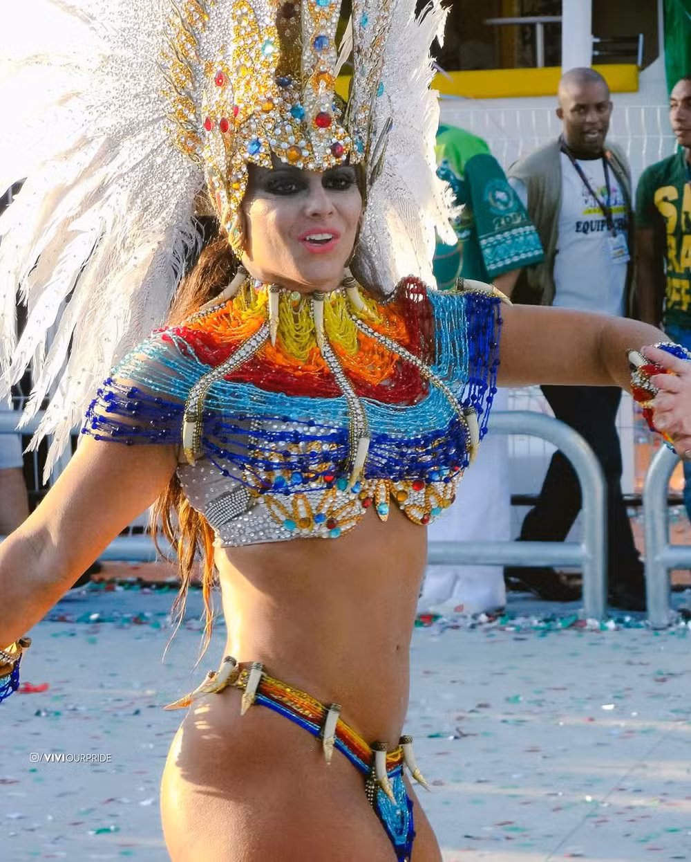 Fantasia de 2012 no desfile da Mancha Verde — Foto: Reprodução/Instagram
