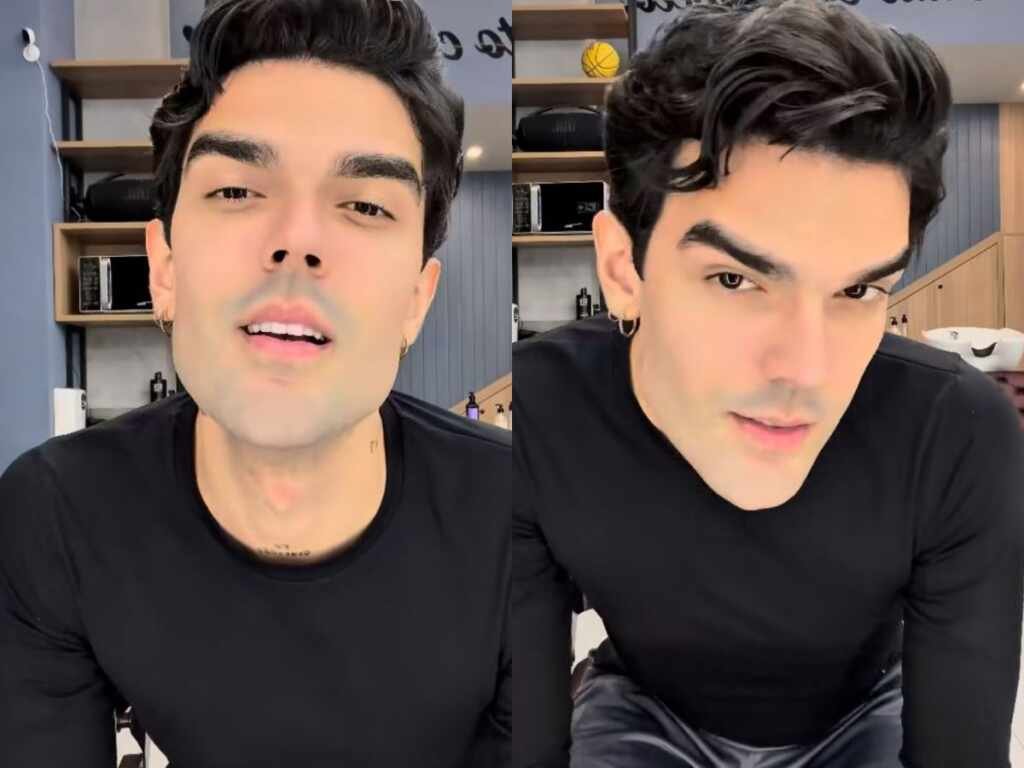 Luan Pereira surpreende ao tirar barba e reação da mãe viraliza
