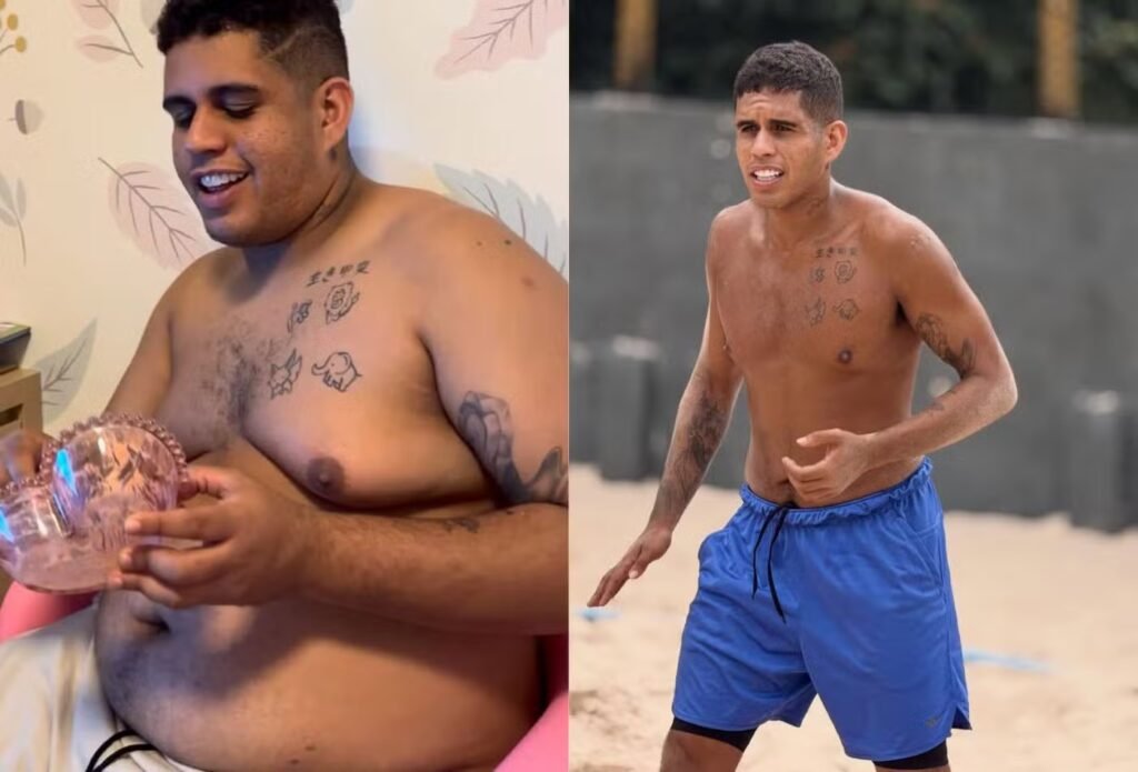 Gaab impressiona ao mostrar antes e depois após perder 20 kg