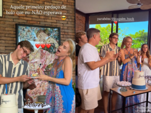 Joaquim, filho de Angélica e Luciano Huck, celebra 21 anos cercado de famosos