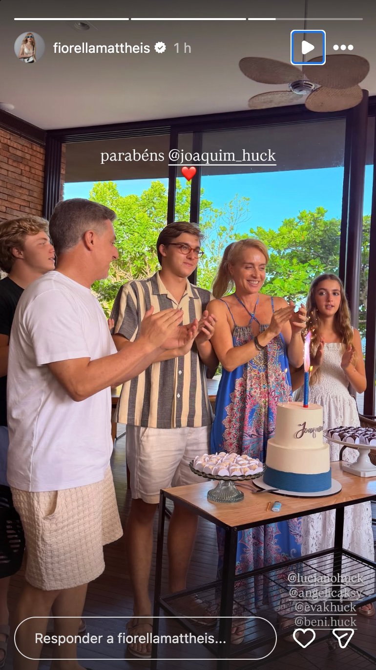 Aniversário de Joaquim Huck - Foto: Reprodução / Instagram