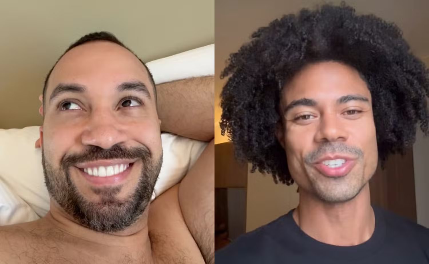 Gil do Vigor aparece sem camisa em cama de hotel e fala sobre troca de telefone com Breno do BBB 26