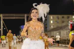 Do brilho da avenida à alta costura: Milene Gonzalez prepara nova fase no samba para 2027
