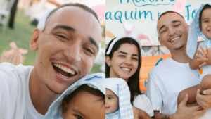 Aos 6 meses, filho de João Gomes encanta em festa temática de mesversário