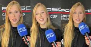 Cela Lopes comentou sobre o contrato com o SBT durante Porsche Cup em Interlagos