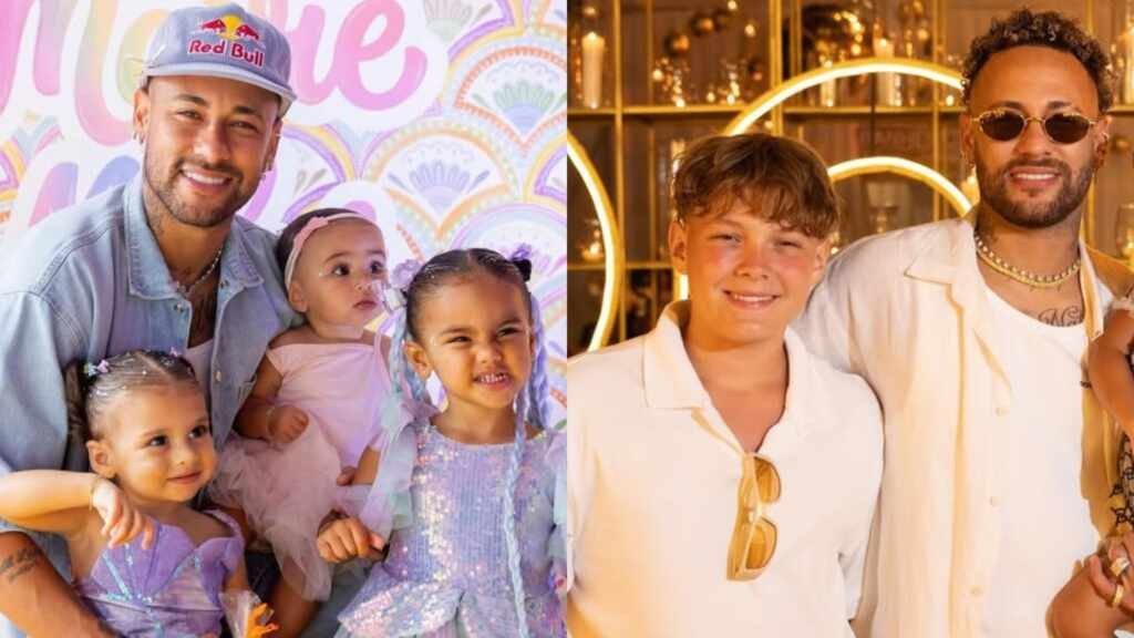 Neymar Jr se encanta ao mostrar Mavie torcendo pelo Brasil