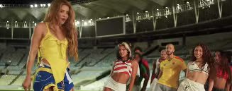 Shakira lança música em ritmo de Copa do Mundo com dança no Maracanã
