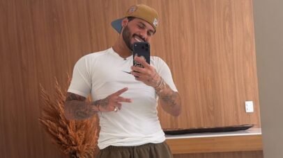Zé Felipe confessou ao público o que achou de um bronzeador feito com urucum - Foto: Reprodução/Instagram