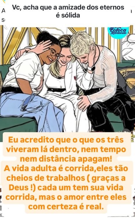 Juliano Floss, Ana Paula Renault e Milena Lages estão afastados? Mãe do ex-BBB quebra silêncio 17 Post sobre "Eternos"
