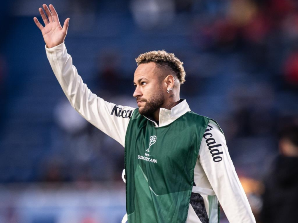 Neymar preocupa Seleção após edema na panturrilha antes da Copa de 2026 Crédito: Dourado - Santos FC
