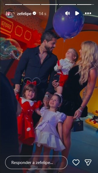 Virginia Fonseca e Zé Felipe se reencontram em festa luxuosa da filha Maria Alice 17 Virginia e Zé Felipe se reencontram em festa luxuosa da filha Maria Alice