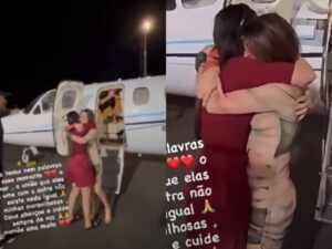 Maiara retorna de retiro cristão e emociona Maraisa em reencontro comovente