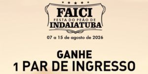 FAICI 2026 realiza ação de adesivação e premia com par de ingressos em camarote