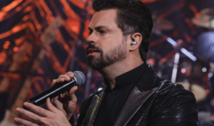 Luigi Bessa comandou show em aniversário de Ana Zucatelli, esposa do apresentador Celso Zucatelli