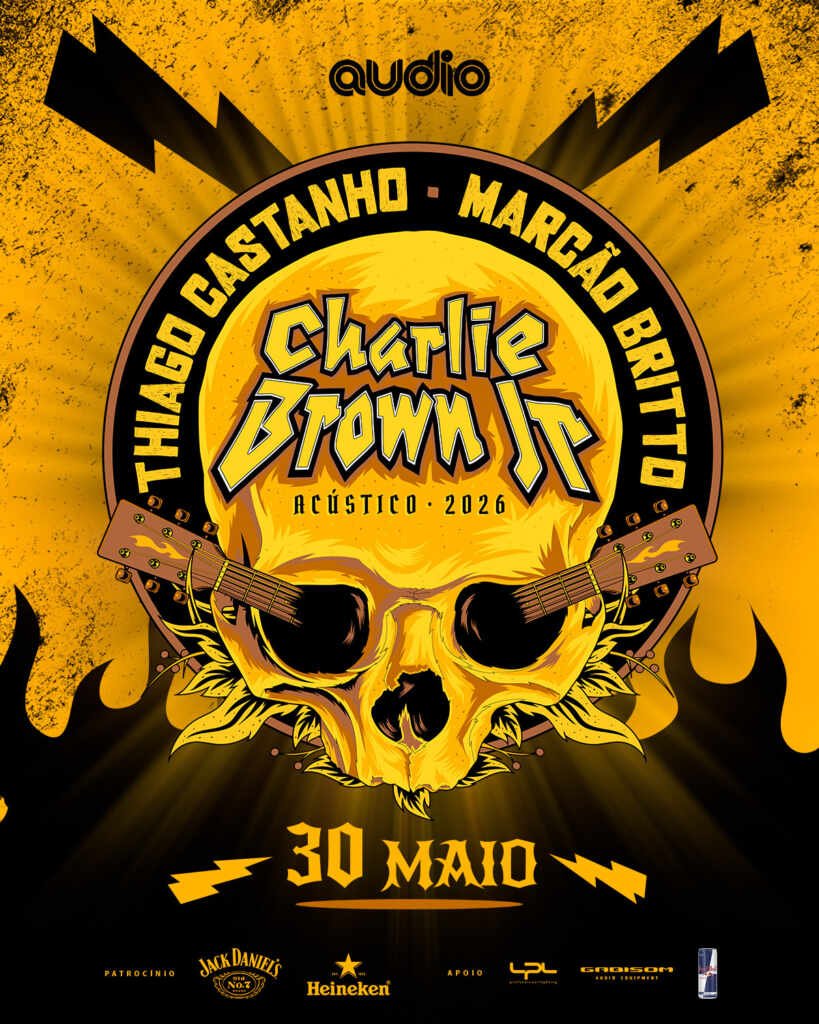 Últimos ingressos na capital para Thiago Castanho & Marcão Britto Charlie Brown Jr. Acústico Feed Audio