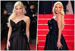 Isabela Crociolli aposta em estética sombria inspirada em “Paper Tiger” e se destaca no Red Carpet de Cannes
