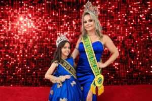 Aline e Athena Emerim conquistam o universo miss como Mãe e filha lado a lado