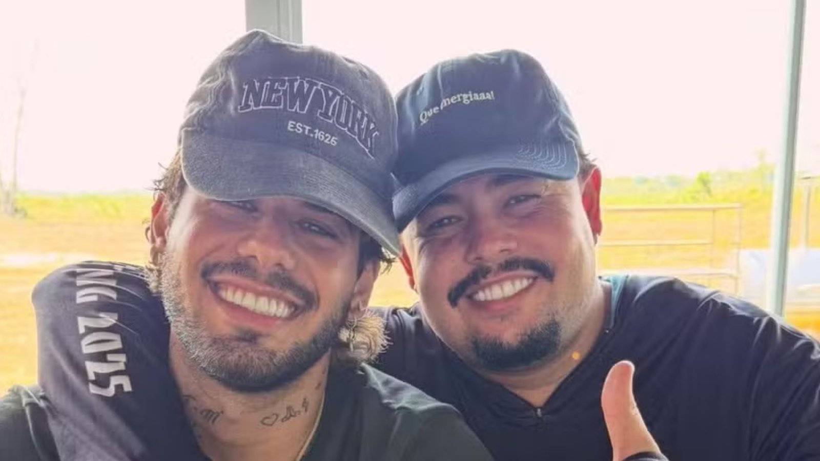 Melhor amigo de Zé Felipe rompe silêncio após vazar mensagem polêmica 17 Zé Felipe e o amigo, João Victor - Reprodução/Instagram