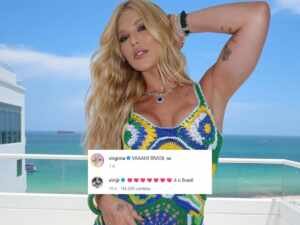 Comentário de Vini Jr. em foto de Virginia Fonseca agita a web após vitória do Brasil