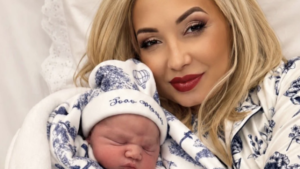 Chaline Grazik dá à luz João Moisés, seu quarto filho