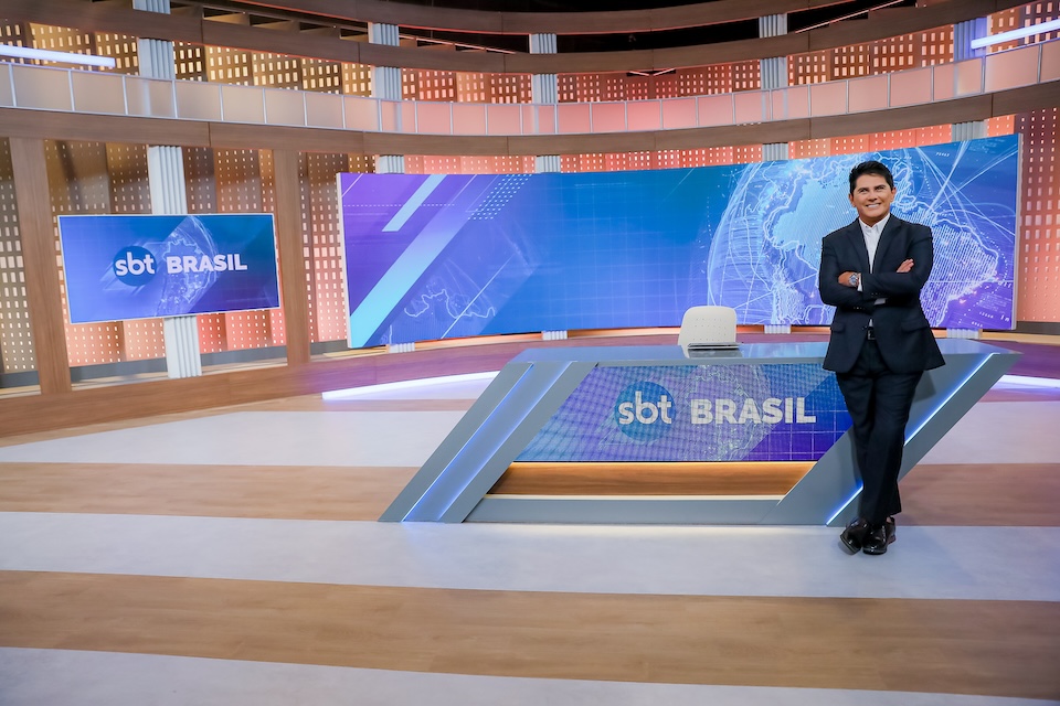 SBT Brasil cresce e emplaca melhor resultado em 8 meses – Veja os índices da emissora em 23/06 Cesar Filho no comando do SBT Brasil - Crédito da Foto Lourival Ribeiro / SBT