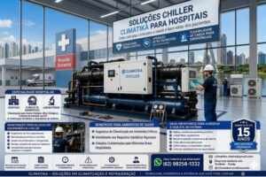 Climatika  Goiânia Goiás:  Manutenção  Sistemas Chiller para Hospitais, Indústrias e Hotéis