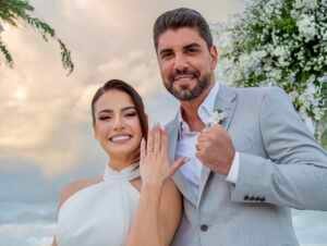Julia Gama oficializa casamento civil com Victor Oliveira