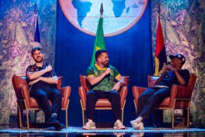“3 Continentes – O Show” une Brasil, França e Angola em espetáculo de humor em São Paulo