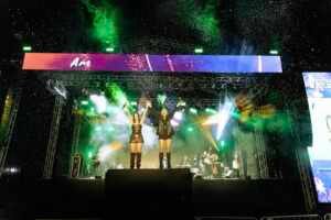 Gabi e Rapha se apresentam para mais de 20 mil pessoas no Festival de Inverno de Amparo
