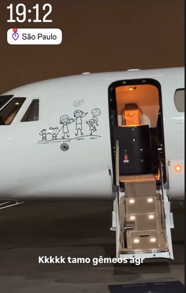 Virginia Fonseca encontra jatinho de Zé Felipe em aeroporto e brinca com “aviões gêmeos” 17 Jato executivo de Zé Felipe – Foto: Reprodução / Instagram